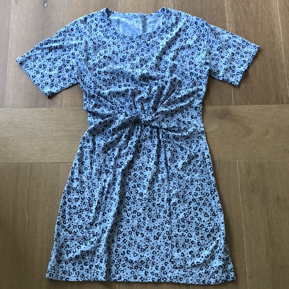 aerie Dresses & Skirts - Aerie Blue Leopard Print Dress | S